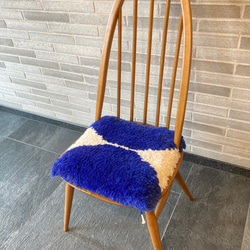 ノッティング織りの椅子敷き_1 1枚目の画像