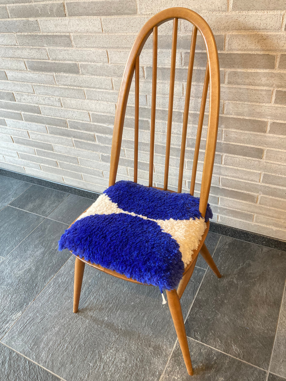 ノッティング織りの椅子敷き_1 1枚目の画像