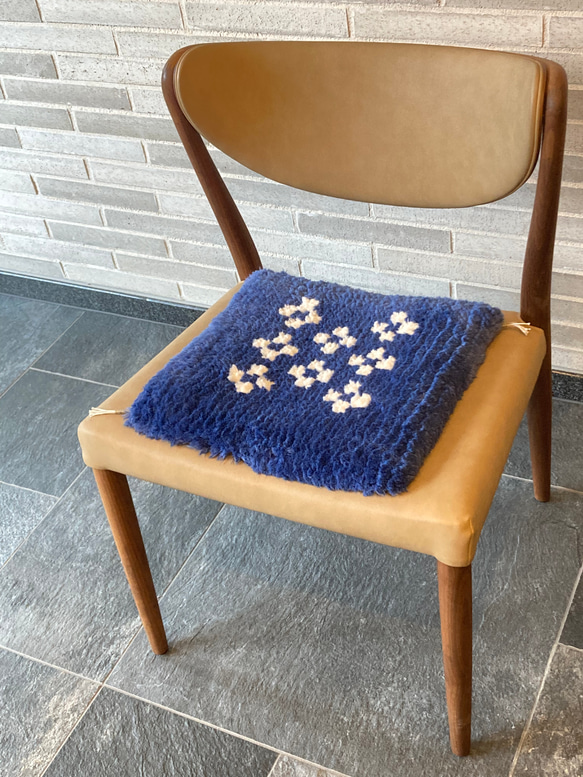 ノッティング織りの椅子敷_2 クッション・クッションカバー