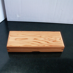 ●屋久杉　木製　筆箱　ペンケース　小物入れ　K９６ 3枚目の画像