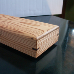 ●屋久杉　木製　筆箱　ペンケース　小物入れ　K９６ 4枚目の画像