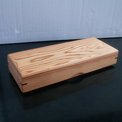 ●屋久杉　木製　筆箱　ペンケース　小物入れ　K９６ 1枚目の画像