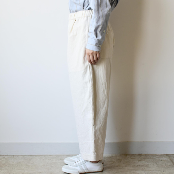 寬鬆休閒廓形棉質和紙錐形褲 [SOPT043F] 第2張的照片
