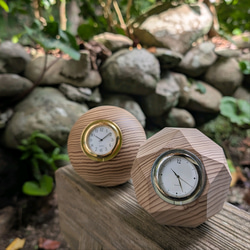 引取限定　☆希少神代杉アナログ時計☆　自然木　高さ約80cm 角型デザイン追加！ 飫肥杉置時計 （宮崎県産おび杉） 【一生もの2025