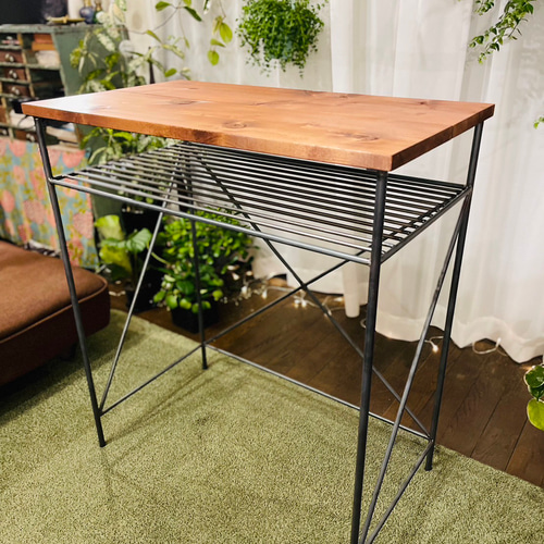 アイアン家具デスクカウンターオーダーメイド男前無骨ハンドメイド