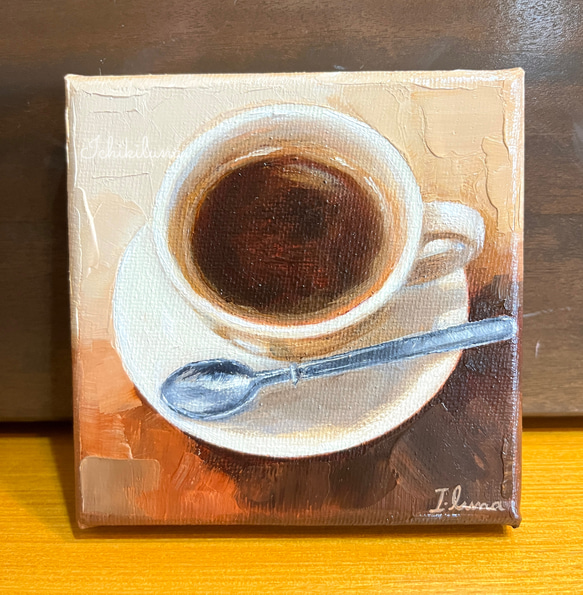 coffee』 絵画 Ichiki luna 通販 16544145｜Creema(クリーマ)