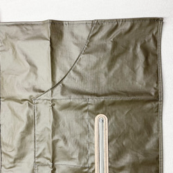 數量有限銷售！ [horo.s] 一年365天都可以使用的防水亞麻x皮革多功能沙龍圍裙（ZI210006） 第5張的照片