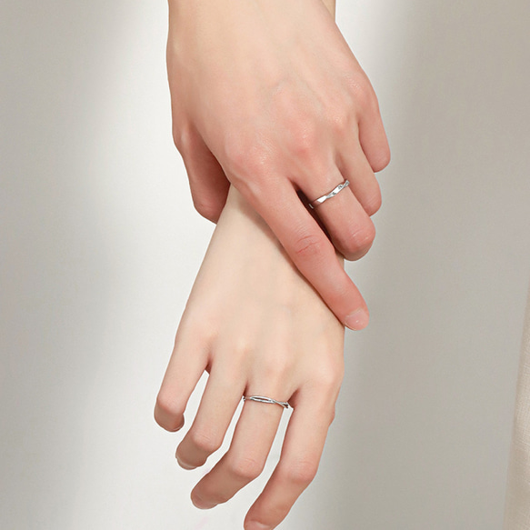 AOI Jewel ペアリング 永遠の愛を表すデザイン ペアルック カップル ファッション ペアルック プレゼント 8枚目の画像