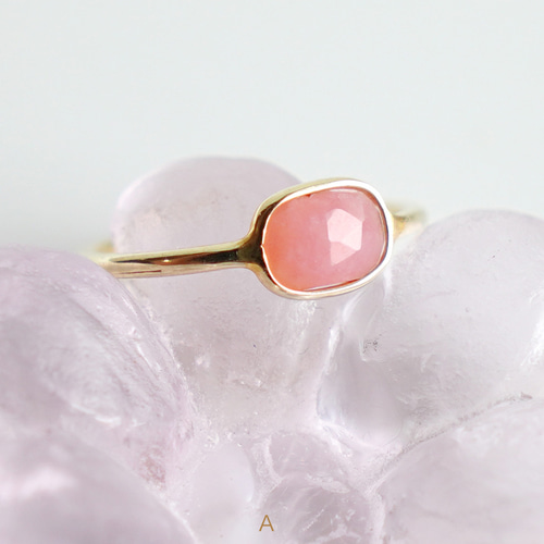 K14WG 大粒 ピンク ヴィンテージ 指輪 アウトレットSALE☆ピンク珊瑚玉・K14WG指輪【天使のピンク】