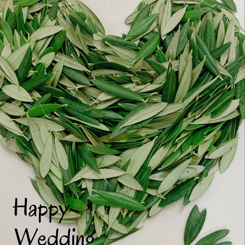 リーフシャワー オリーブ 400枚 参列者20名様前後 その他オーダー