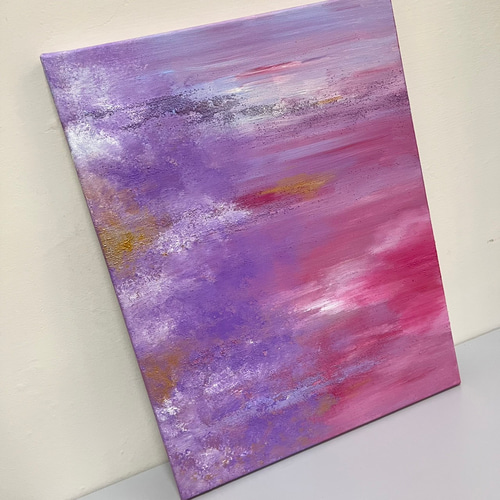 アート装飾 | 抽象画 | ギフト: 人生は夢のようです 絵画 金色