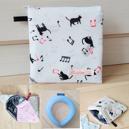ハンドメイド　お子様2wayポーチとアイスリングポーチ他7点のおまとめ 9a10e446ae236333194f6b726dc5a1