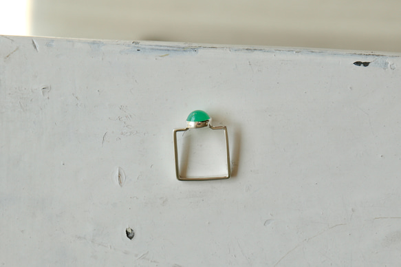 [オーストラリアの新緑chrysoprase]ring 2枚目の画像