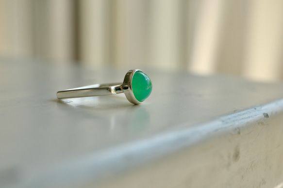 [オーストラリアの新緑chrysoprase]ring 4枚目の画像