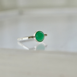 [オーストラリアの新緑chrysoprase]ring 6枚目の画像