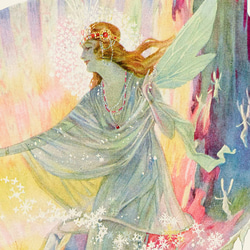 【NO.507】女神と妖精のカラフルで幻想的なアートポスター☆個性的ファンシーメルヘンA3A2A1B5B4B3B2B1 3枚目の画像