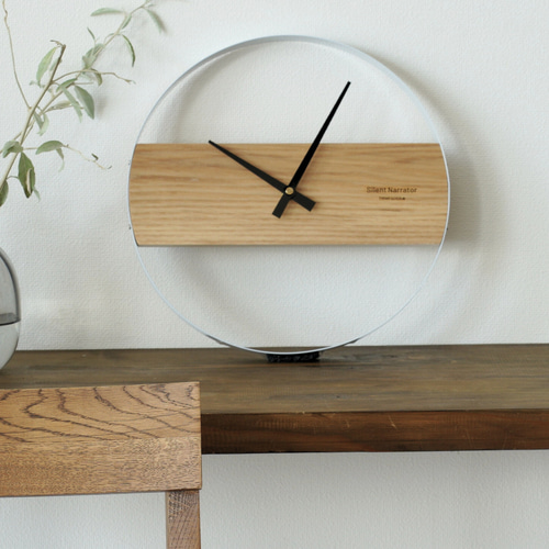 ドラマ『Believe －君にかける橋』壁掛け時計 静音 木製 ナチュラル