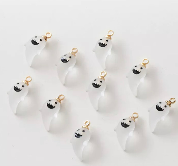 トリミングチョーカー　ビーズ　ハロウィン　おばけ　10本　148 トリミング チョーカー【ハロウィン③】10本セット - メルカリ