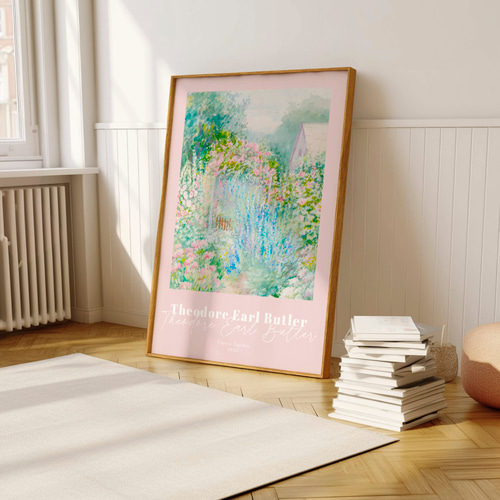 パステル画 花の絵 花 水彩画 絵画 インテリア アート｜Yahoo