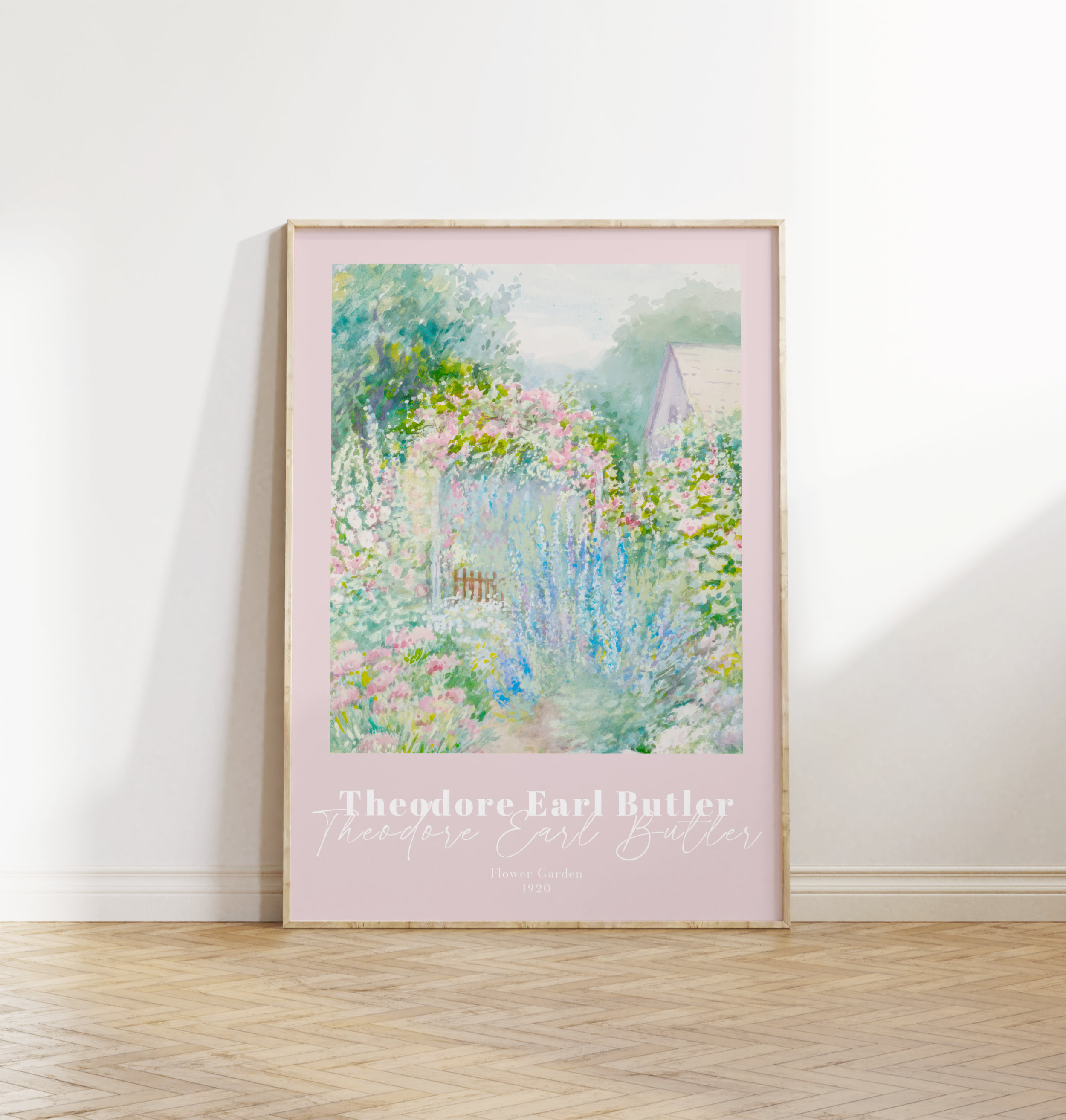 肉筆　女性　絵画　パステル画　インテリア