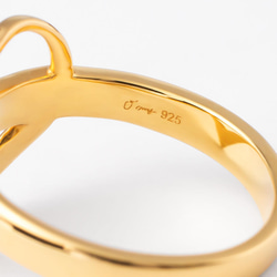 heart arrow ring / gold 3枚目の画像