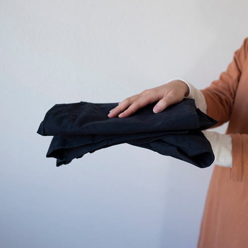 在庫限り】yohaku バフクロス ロングジャケット カーキブラウン｜ユニ