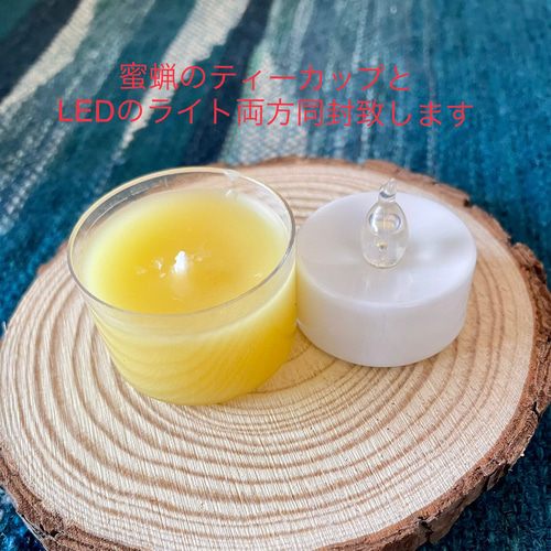 ボタニカルキャンドルホルダー＊autumn/蜜蝋ティーカップ
