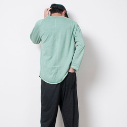 yohaku Dubai 長褲 | 絲光光滑米色 | 男女通用 1 號 第8張的照片