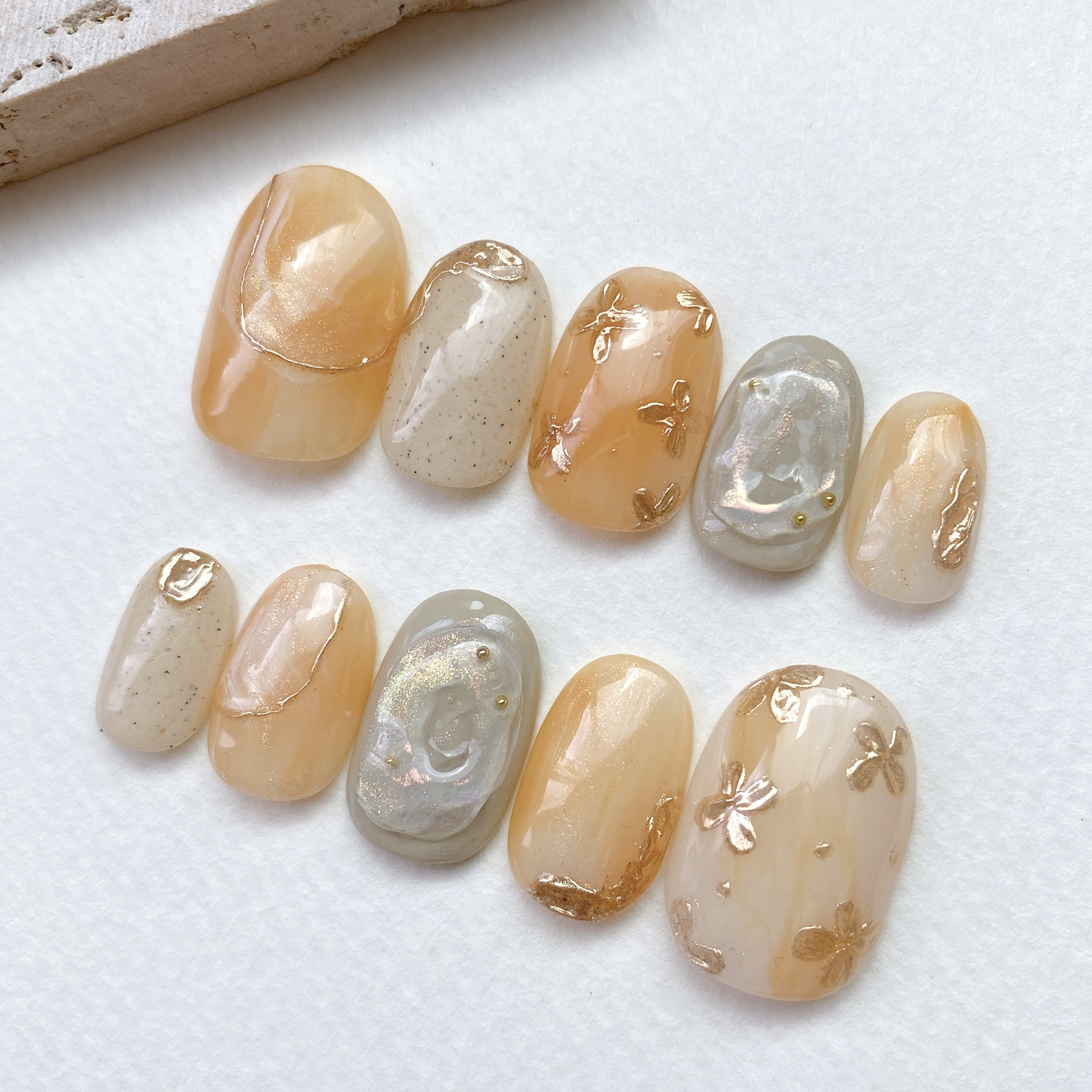 a　ネイルチップ