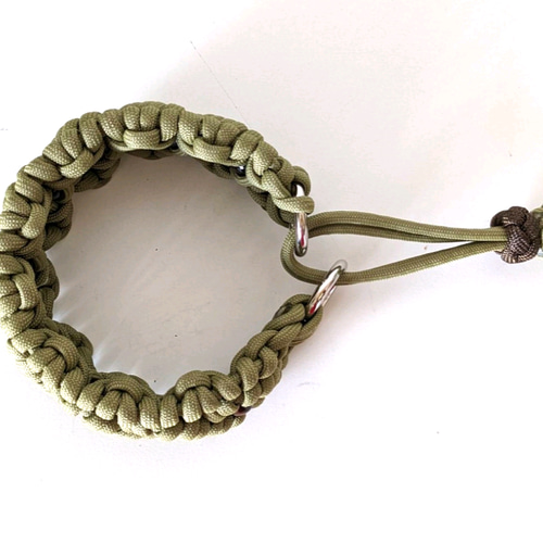 パラコード《現品セット》カフェリード/120cm・120Kgf：首輪/最小25cm