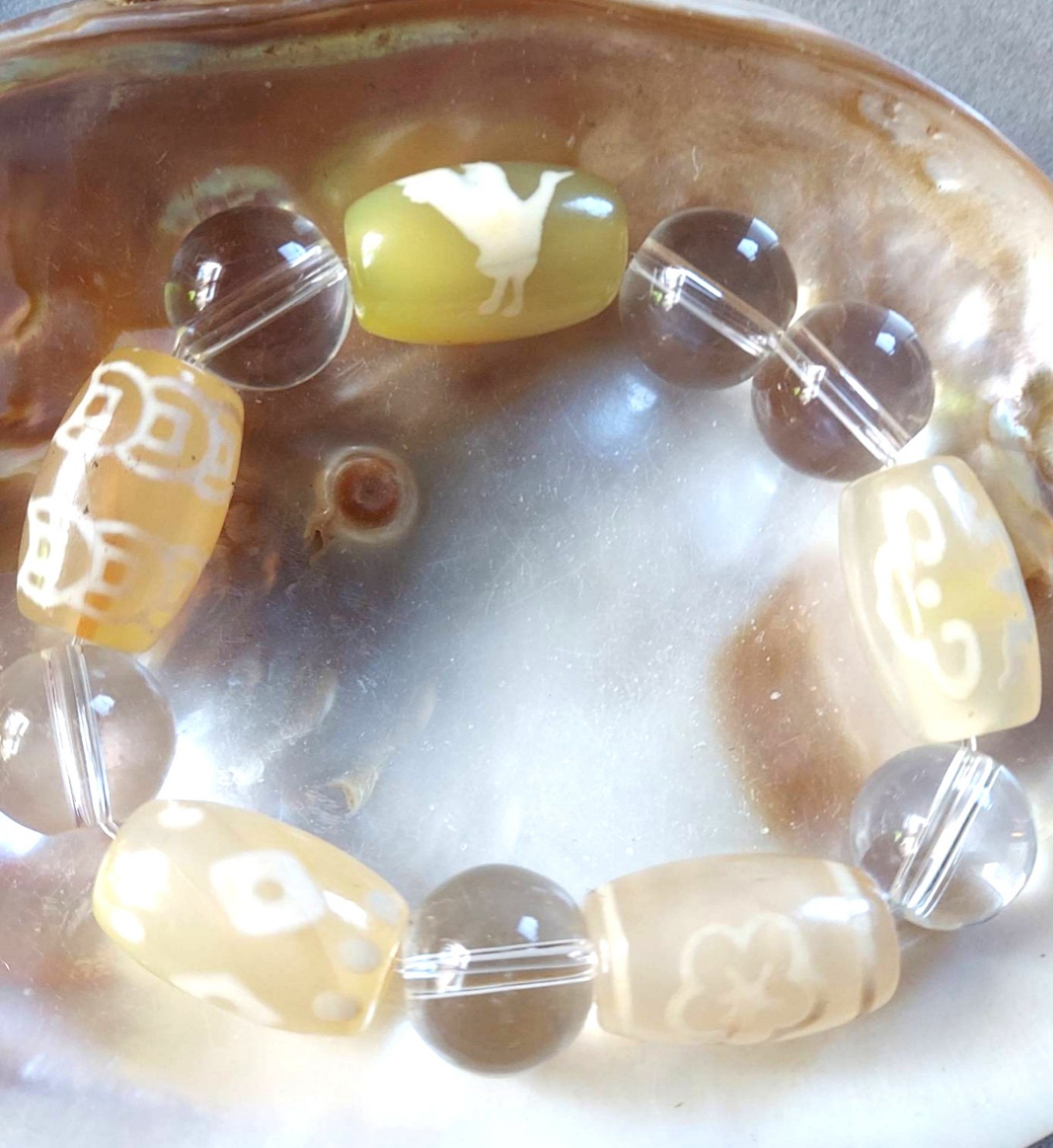 お値引き‼️特別特価‼️存在感のある天珠さん‼️大玉多宝天珠さんのブレスレット