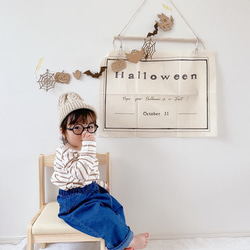 ハロウィンタペストリー　ハロウィン飾り　タペストリー 3枚目の画像