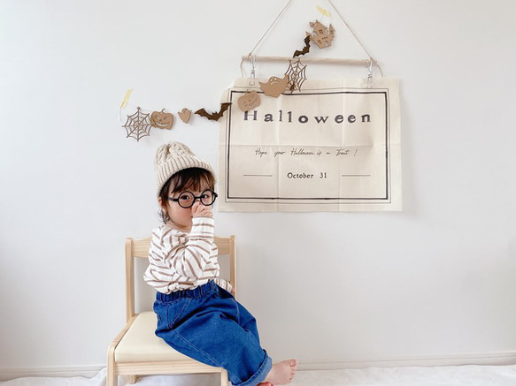 ハロウィンタペストリー　ハロウィン飾り　タペストリー 3枚目の画像