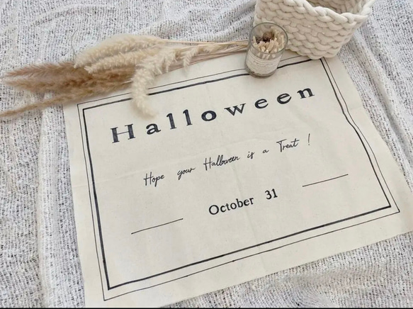 ハロウィンタペストリー　ハロウィン飾り　タペストリー 1枚目の画像
