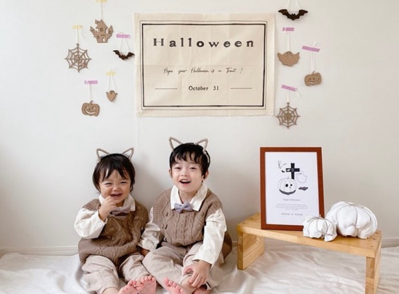 ハロウィンタペストリー　ハロウィン飾り　タペストリー 5枚目の画像