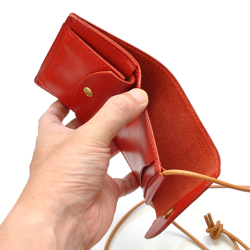 財布 ネックウォレット ミニ財布 メンズ レディース 三つ折り