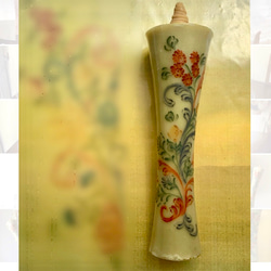 CANDLE COLLECTION▫︎ Handpainted Autumn Candle✳︎ディナーキャンドル 2枚目の画像