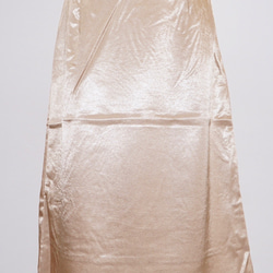 Shiny Satin Flare Skirt (light beige) フレアスカート ベージュ 薄茶 きれいめ 7枚目の画像