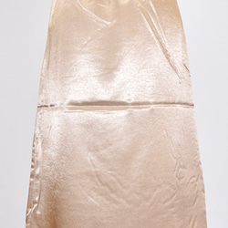 Shiny Satin Flare Skirt (light beige) フレアスカート ベージュ 薄茶 きれいめ 9枚目の画像