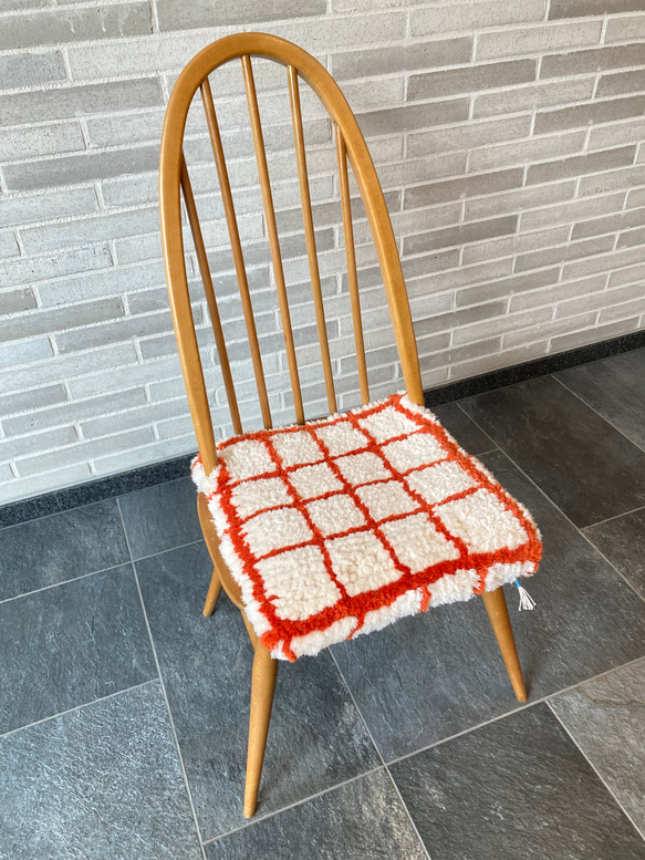 ノッティング織りの椅子敷き_3 1枚目の画像