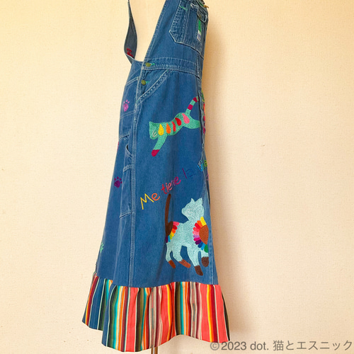 【スティッチ様★専用】デニム☺︎リメイク☺︎オーバーオール スカート☺︎チャーム リボンデニムジャンスカ – BUNNY APARTMENT