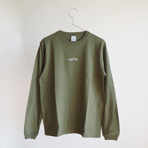 再出品/限定色】ラテ ロングスリーブTシャツ（ライトオリーブ
