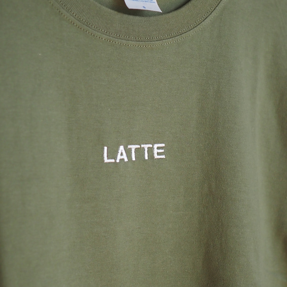 【限定色】ラテ ロングスリーブTシャツ（ライトオリーブ） 10枚目の画像