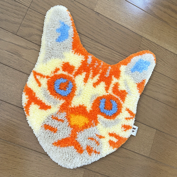 ★Nyan Rug★ 貓形毛茸茸的地毯 你可以騎它或裝飾它♪♪ 第1張的照片