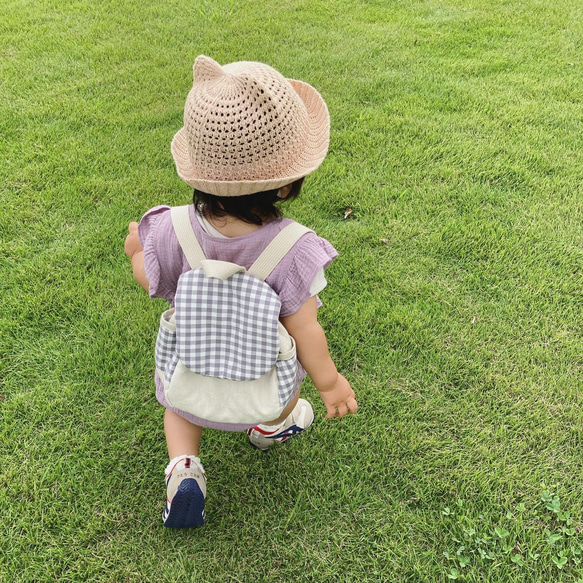 再販　一升餅　子ども用　ベビー　リュック　花柄　バッグ 5枚目の画像