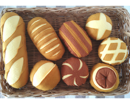 ほるかめ♪  フェルトままごと　シンプルパン♡ ほるかめ様専用♪ フェルトままごと シンプルパン♡