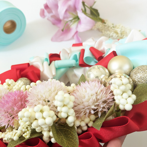 リボンリース Tic Wreath リース NOIRO 通販 16546808｜Creema