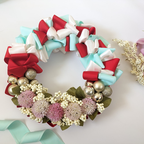 リボンリース Tic Wreath リース NOIRO 通販 16546808｜Creema