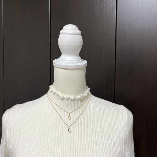 ハロウィンおばけのネックレス （45cm) ネックレス・ペンダント