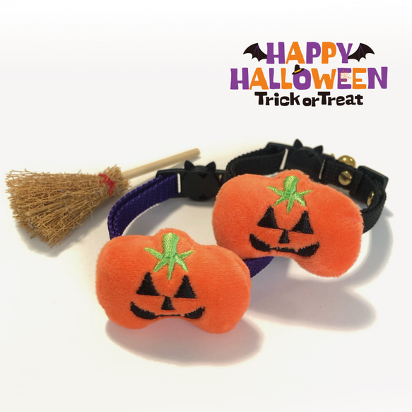 About ペット用品 ハロウィン、ジャックオーランタン柄(オレンジ③